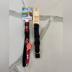 Red and Black Dog Collars